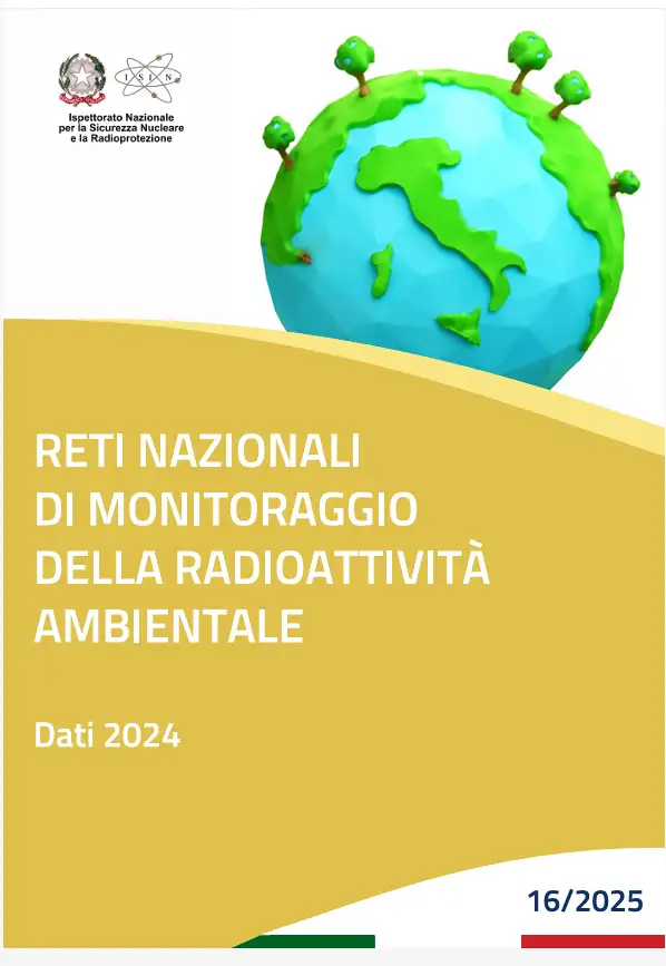 Reti nazionali di monitoraggio della radioattività ambientale - Dati 2024